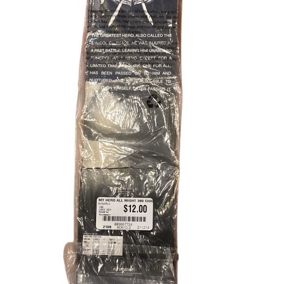 NWT My Hero Academia All Might Animigos 360 Character Socks Size 10-13 - Picture 4 of 7